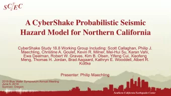 A CyberShake Probabilistic Seismic  Hazard Model for Northern California  CyberShake Study 18.8