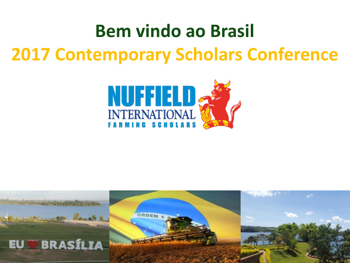2017 contemporary scholars conference nuffield scholars