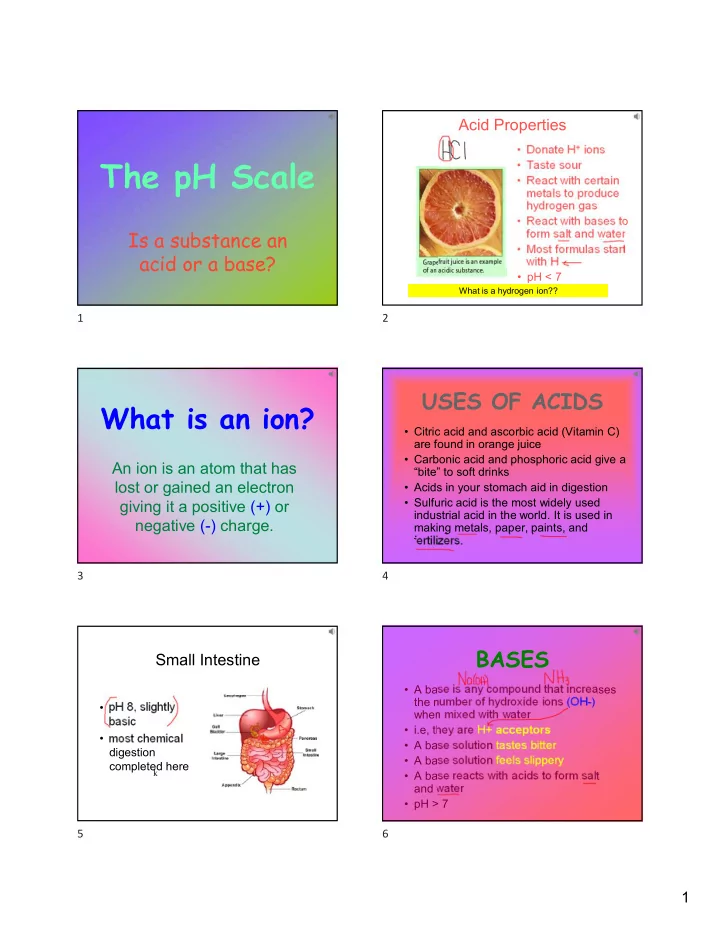 the ph scale