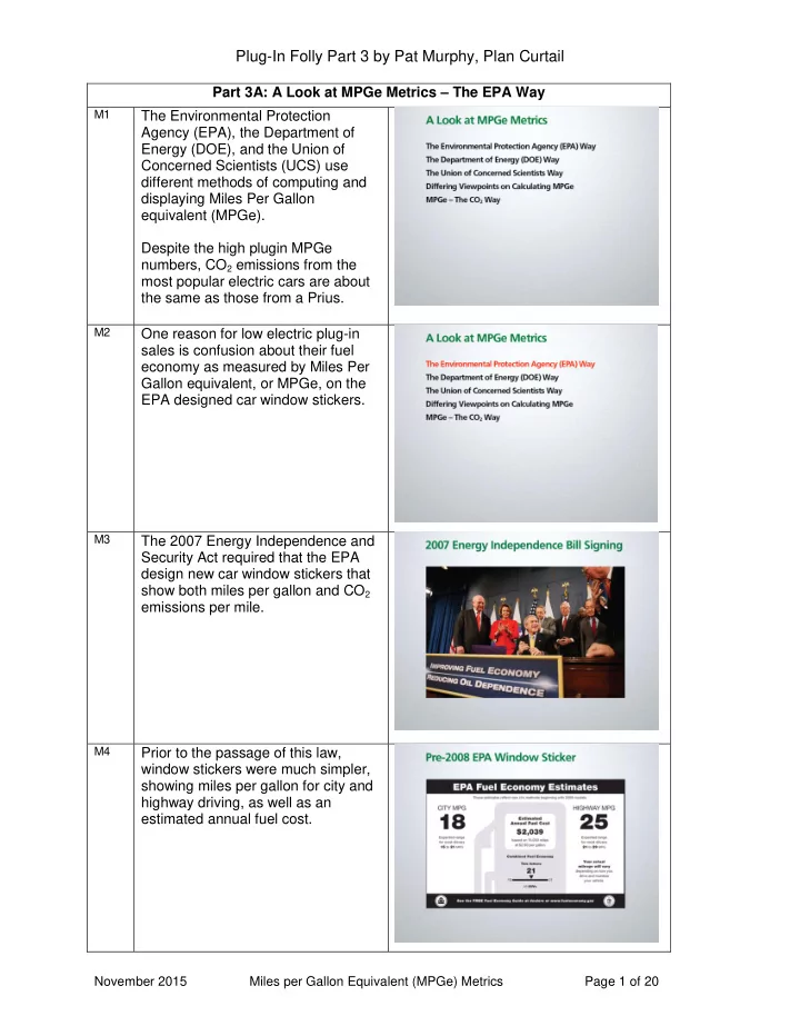 plug in folly part 3 by pat murphy plan curtail