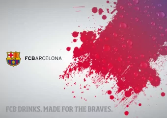 FCB DRINKS. MADE FOR THE BRAVES.  The FCB drinks are born to be winners.  Bursting with taste.