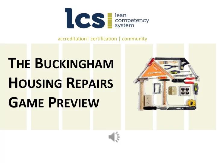 director of the buckingham lean enterprise unit and