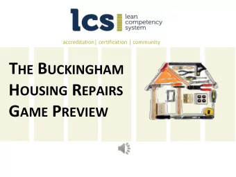 Director of the Buckingham Lean Enterprise Unit and played extensively  at LERC  The version