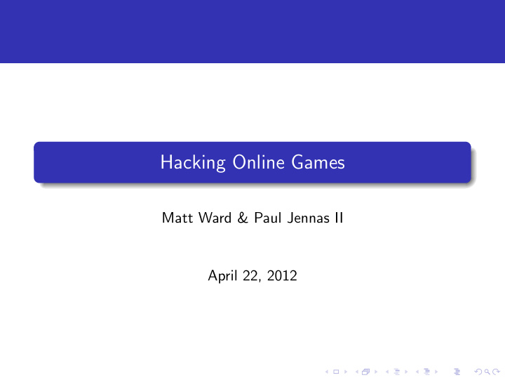 hacking online games