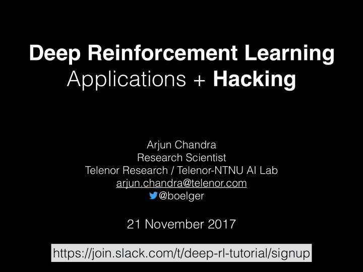 deep reinforcement learning applications hacking