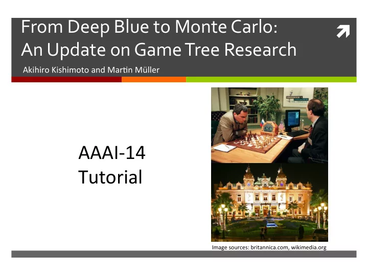 aaai 14 tutorial