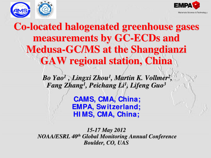 co located halogenated greenhouse gases located