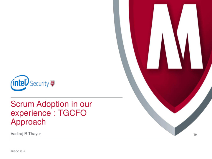 scrum adoption in our experience tgcfo approach