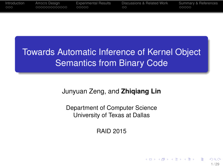 towards automatic inference of kernel object semantics