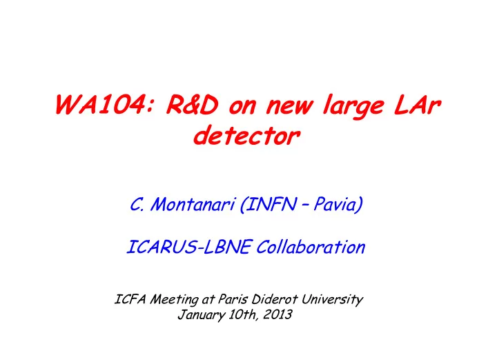 wa104 r d on new large lar