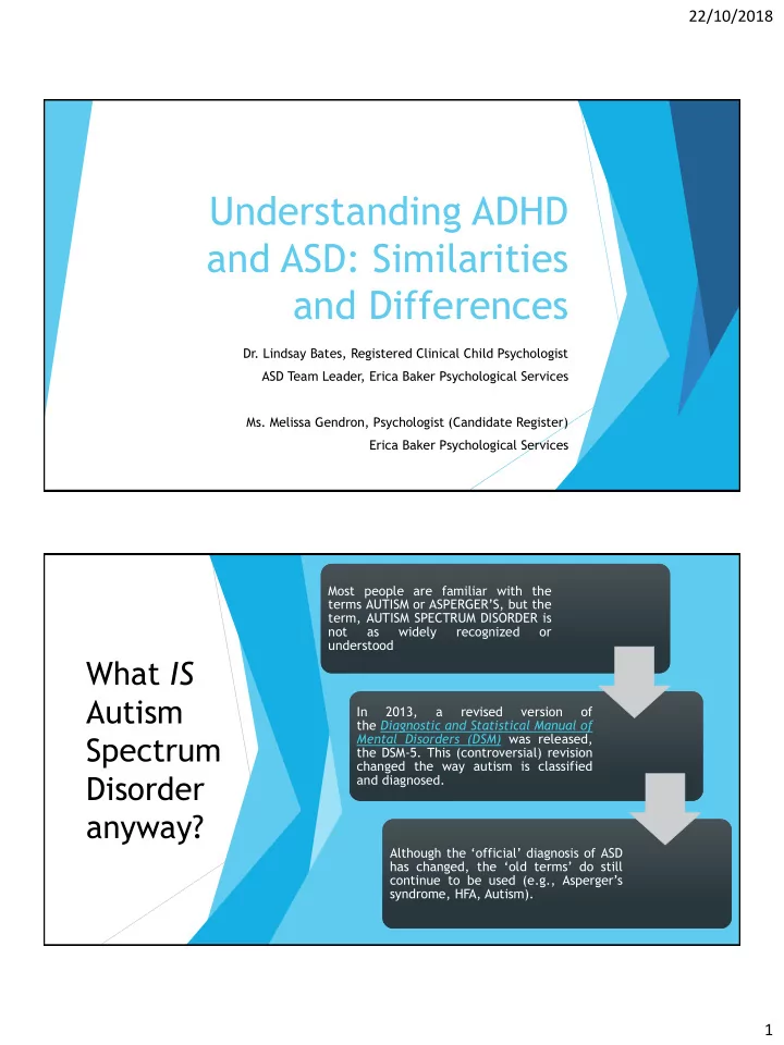 and differences