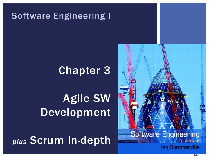 agile sw development plus scrum in depth slide 1 plan