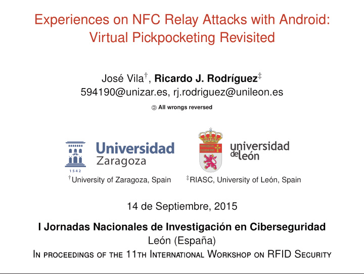 experiences on nfc relay attacks with android virtual