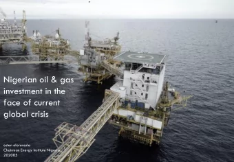 face of current  global crisis  osten olorunsola  Chairman Energy Institute Nigeria  202005  Life