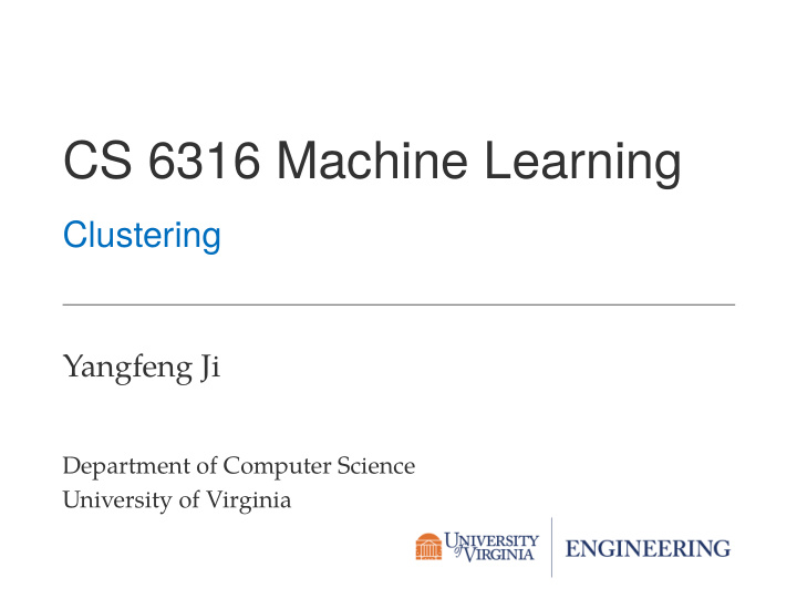 cs 6316 machine learning