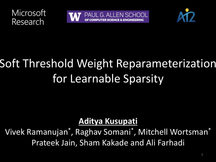 soft threshold weight reparameterization