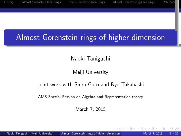 almost gorenstein rings of higher dimension