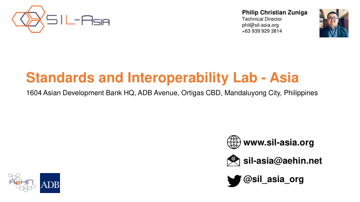 standards and interoperability lab asia