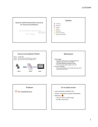 B+  Tree Structure B+  Tree File Organization In a B+  Tree file organization, the leaf