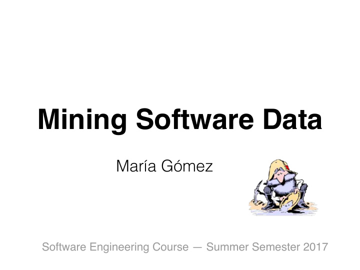 mining software data