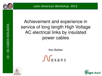 Achievement and experience in CE  B1 CABOS ISOLADOS CE  B1 CABOS ISOLADOS  service of long