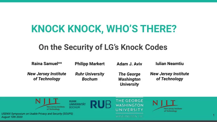 knock knock who s there