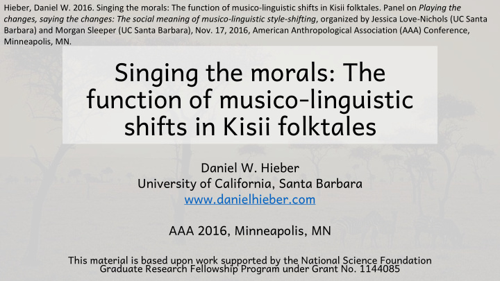 function of musico linguistic