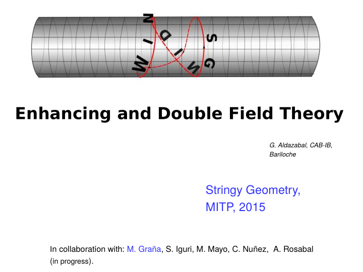 enhancing and double field theory