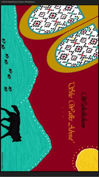 2018 Wahhshon Shiann Whitebean  Sh  Shewalksabout.  t.com  I made a digital clearing  in