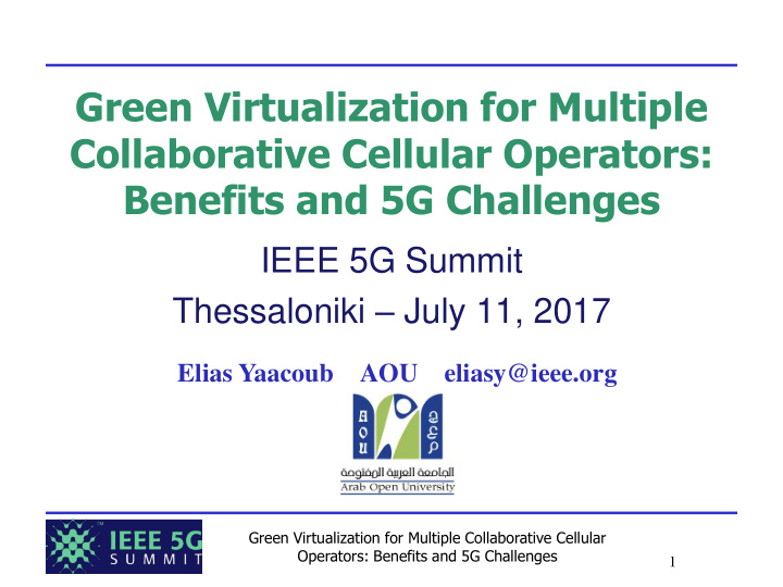 benefits and 5g challenges