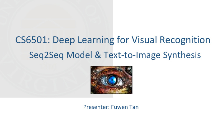 cs6501 deep learning for visual recognition