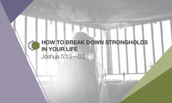 Joshua 5:136:27  MISSION IMPOSSIBLE  JOSHUAS MISSION IMPOSSIBLE  OUR PERSONAL MISSION