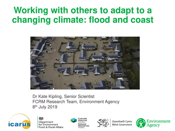 changing climate flood and coast