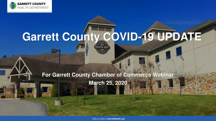 garrett county covid 19 update
