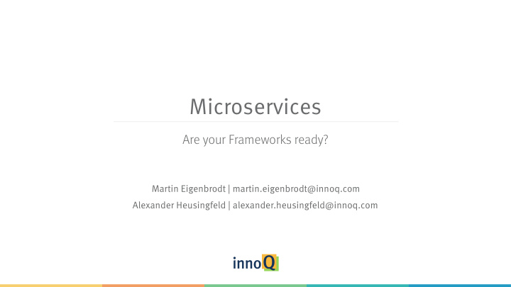 microservices