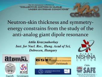 Neutron-skin thickness and symmetry-  energy constrains from the study of the  anti-analog giant