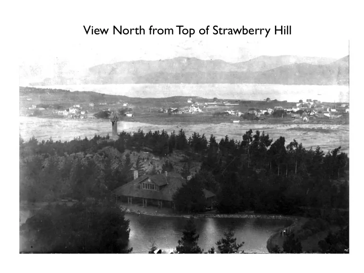 view north from top of strawberry hill prayerbook cross