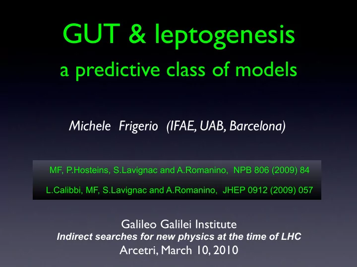 gut leptogenesis