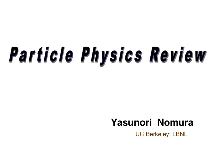 yasunori nomura