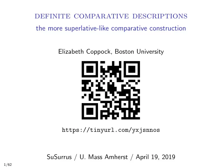 definite comparative descriptions