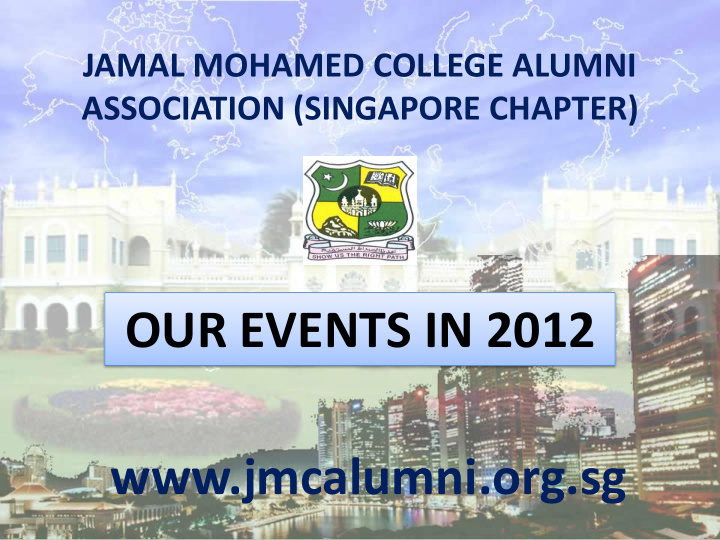 our events in 2012