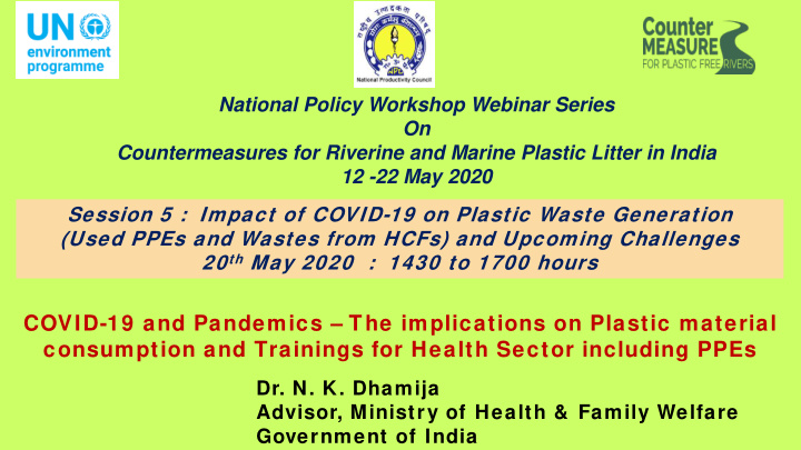 covid 19 and pandemics the implications on plastic