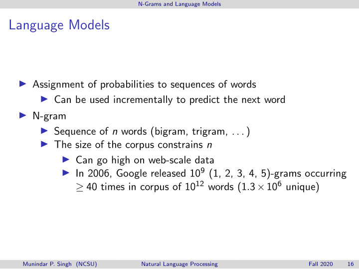 language models