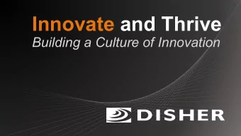 Innovate and Thrive  Building a Culture of Innovation  R U Cre8iv?  Do you need to be Innovative?