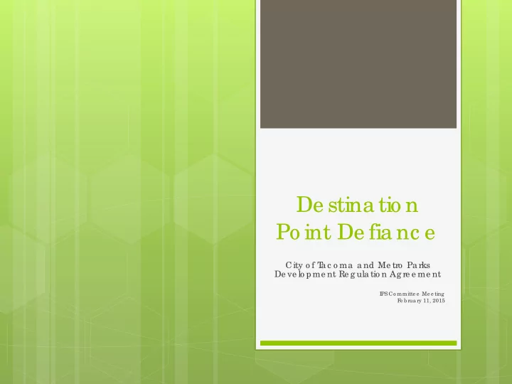 de stina tio n po int de fia nc e