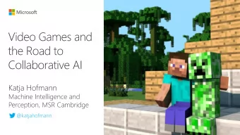 @katjahofmann           Legg, S., &amp; Hutter, M. (2007). Universal