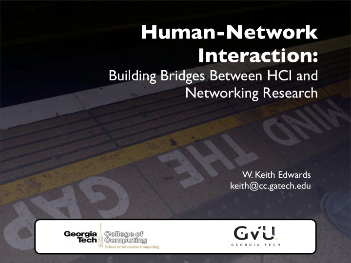 human network interaction
