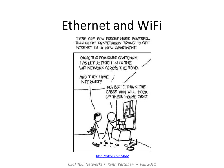 ethernet and wifi