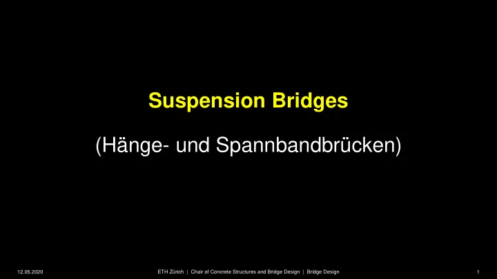 h nge und spannbandbr cken