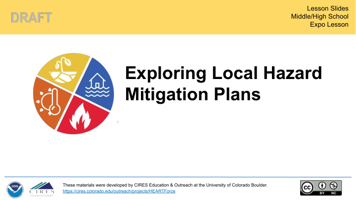 exploring local hazard mitigation plans